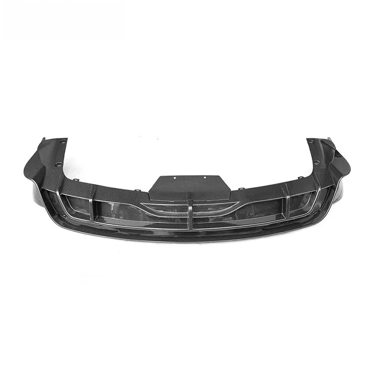 For  Model X  2023 Rear Lip Diffuser Spoiler Dry Carbon Fiber Rear Bumper Diffuser